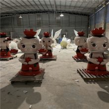 廣西桂林卡通雕塑 讓廣場(chǎng)氛圍“活”起來(lái)的藝術(shù)營(yíng)造